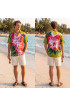 Hand Painted Rayon Shirt Hand Painted Rayon Shirt